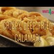 Crispy Deep-Fried Calamari Rings. How to make crisp fried calamari. Deep-fried calamari recipe.