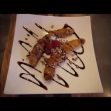 Deep Fried Plantain with Crushed Pecans and Brown Sugar Dessert