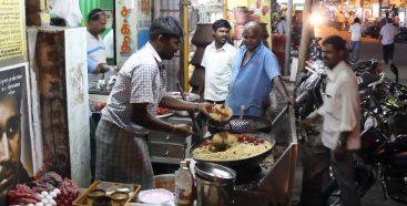 Chicken fried rice preparation for 30 people – Indian street food