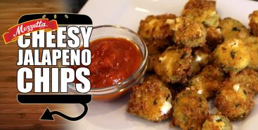 DRUNK Cheesy Fried Jalapeno Popper Chips Recipe  |  HellthyJunkFood