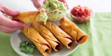 Easy Chicken Taquitos or Crispy Rolled Chicken Tacos