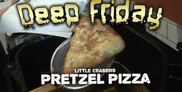 Deep Fried Pretzel Pizza – Deep Friday