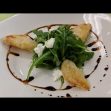 Fried Beets with Goat Cheese and Arugula