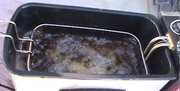 deep frying fish